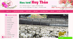 Desktop Screenshot of hoatuoihuythao.com